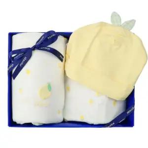 [갤러리아] (압소바출산,백일옷,아기바디슈트)모니뱀부바디슈트+속싸개2종세트(A11-10622SET)