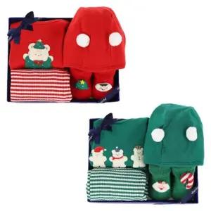 [갤러리아] (25년신상,크리스마스,출산,백일,)캐롤바디슈트양말세트(A2710666)