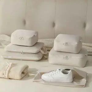 [하프클럽/]깔끔한 여행용 압축 파우치 캐리어 정리백 6종 세트