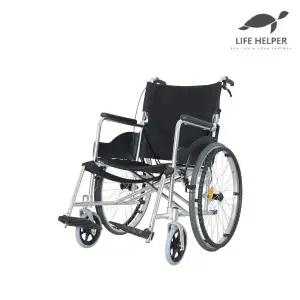 라이프헬퍼 접이식 수동 휠체어 A1 (기본) 10.5kg 경량 장애인 노인 야외 병원