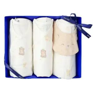 [갤러리아] (압소바출산,배냇저고리세트)새싹곰오가닉배냇슈트+슈트+우주복세트(A1A-10121SET)