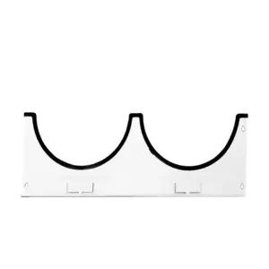 작업장 안전모 헬멧정리 스틸 2구 걸이대 거치대 보관대 건설현장 공사장