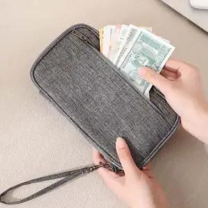 여행용 정보차단 여권지갑 RFID 안티스키밍 케이스 안전 지갑