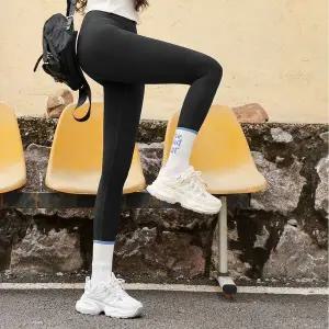 [하프클럽/]하이웨이스트 힙업 블랙 요가 레깅스