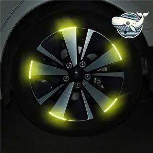 [하프클럽/]야광 반사 자전거 휠 스티커 자동차 튜닝 장식
