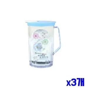 [하프클럽/]ksr (SM)투명한 타원형 물병 1.8L x3개 주방물병 물보관통