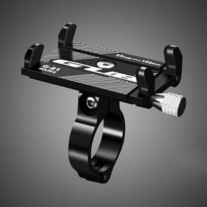 [하프클럽/]자전거 핸드폰 거치대 3-GUB G81-실버 탈부착 핸들바