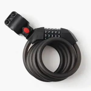 [하프클럽/]거치형 자물쇠 150cm 브라켓 돌리는 자전거