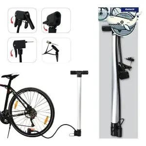 [하프클럽/]휴대용 자전거 펌프 공기주입기 다용도 자전거