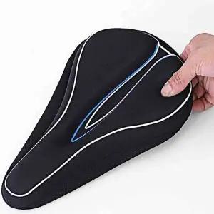 [하프클럽/]젤 쿠션 자전거 안장 커버 블루 스프링 MTB 사이클