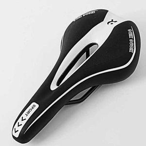 [하프클럽/]레일형 자전거 안장 화이트 사이클 스프링 MTB 쿠션