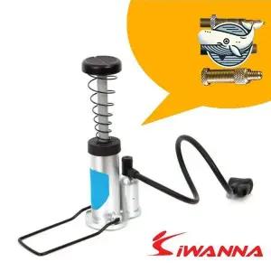 [하프클럽/]휴대용 자전거 미니 발펌프 경량 프레스타 던롭