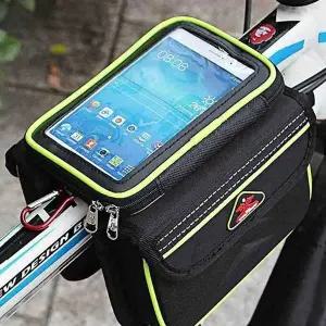 [하프클럽/]더블백 자전거 스마트폰 가방 핸들바 안장 핸들