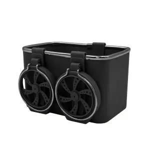 [하프클럽/]차량용컵홀더 수납함 콘솔박스 컵홀더포켓 블랙콘솔포켓