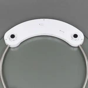 타입 체중계 원형 디지털 강화유리 전자저울 (WF1062A)