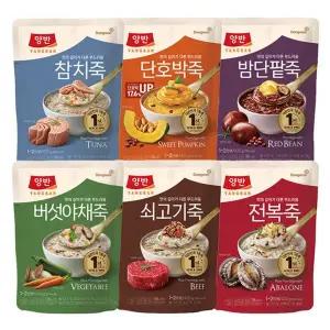 [동원에프앤비]동원 양반죽 420g x 8개/전복2+쇠고기2+호박1+단팥1+참치1+야채1..[33760508]