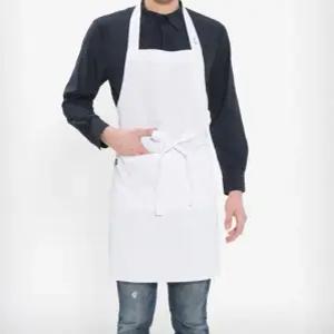 식당 앞치마 앞치마 목걸이형 주방 공방 화이트 카페