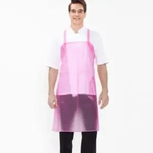 양면 공방 주방 요리 미술 방수앞치마 쉐프 H형 핑크