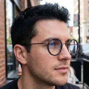 LUXEYE 명품 안경 긱시크 무테 뿔테 안경테 8842