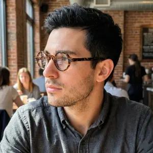 LUXEYE 명품 안경 긱시크 무테 뿔테 안경테 15506