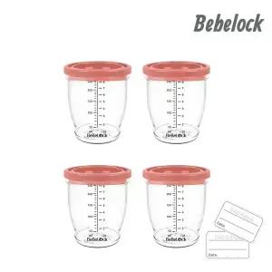 [베베락] 엘파 이유식 밀폐용기 240ml(4P)