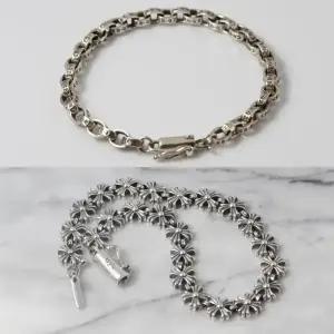 빈티지 여자 남자 은팔찌 925 실버 체인 순은 팔찌 이서진 페이퍼