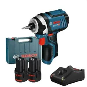 보쉬 GDR10.8V-LI 충전임팩트 드라이버 2.0Ah 배터리2개 임팩드릴 세트