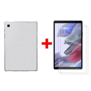 갤럭시탭A7 라이트 8.7 슬림핏젤리케이스+강화유리 액정보호필름 2장 SM-T220 SM-T225 SM-T225N Lite 삼성