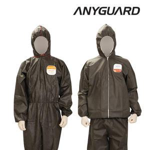 애니가드 방진복 보호복 작업복 일회용 현장 공장 투피스 SBW J100 그레이