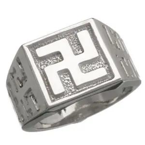 은반지 만자 12mm 925실버 여자 남자 부처님 불자 절 순은 링 불교 반지