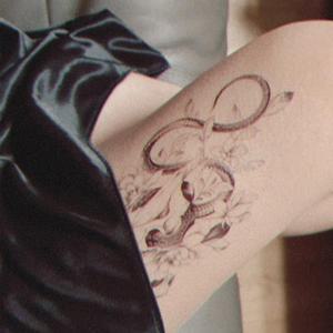 중대형A 타투스티커 인스턴트 헤나타투 장미꽃호랑이뱀 다리팔등 셀프문신 디자인이예쁜 품질좋은 헤나문신