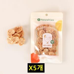네츄럴코어 치킨 라이스 100g 5개 강아지간식 애견간식