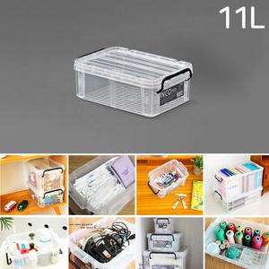 코멕스 네오박스 110(11L) 학용품 서류 파일 책 주방 장난감 보관 서랍 수납장 정리 리빙박스 투명박스