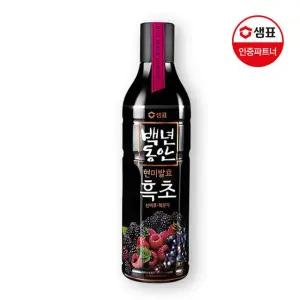 [샘표] 백년동안 흑초 산머루복분자 900ml