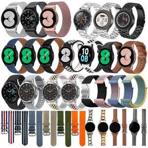 갤럭시워치 5 4 3 스트랩 메탈 마그네틱 가죽 벨크로 나일론 실리콘 밀레니즈 루프 시계줄 밴드 스포츠