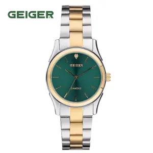 (GEIGER) 여성 다이아몬드 메탈시계 GE1256GNGCB