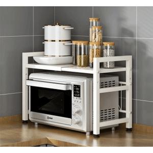 전자레인지 선반 렌지대 길이 조절 발뮤다토스터기 수납장 밥솥다이이