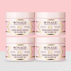 위네이지 매직 달팽이 주름 탄력 보습  크림 대용량 100ml 2+2