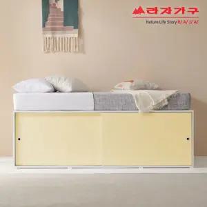 비바 통큰 슬라이딩 높은 수납침대 프레임 SS LJY249