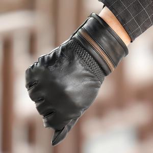 겨울 방한 방수 뱅키드 가죽 장갑 캥거루 남성 기모 두꺼운 야외