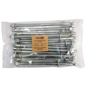 이노공구 콘크리트 웨지앙카 아연도금 10mm x 200mm 12개  1142