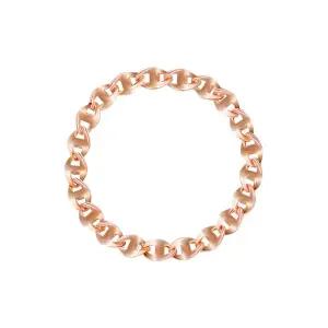 갤러리아 18K 심플 콩 사다리 체인 금 반지 TYPE-C