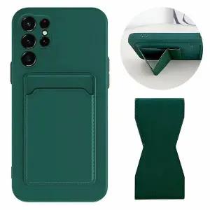 갤럭시노트20 노트10 플러스 울트라 풀커버 실리콘 소프트 슬림 카드수납 홀더 지갑 거치대 핸드폰 케이스