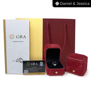 다니엘앤제시카 모이사나이트 반지 사이즈 조절형 1캐럿 프로포즈 커플링 랩다이아몬드