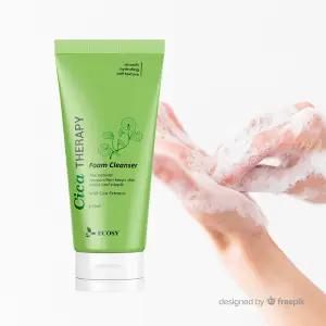 세안 솔루션 버블 클렌저 에꼬씨 시카 딥 클린 폼 클렌징