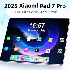 샤오미 글로벌 버전 패드 7 프로, 안드로이드 14 태블릿, 16GB + 1T, 11 인치 HD, 4K, 20000mAh, 5G, 듀얼