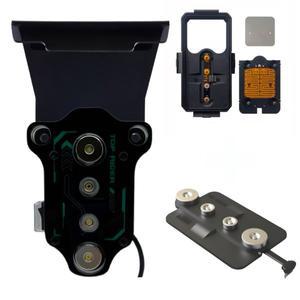 탑라이더 배달대행 오토바이 자석거치대 PD초고속충전 자석4개 풀세트 열선 방수케이스 자석패드