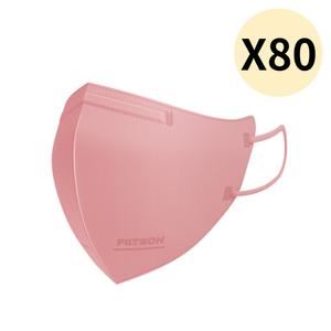 필슨 KF94 브이핏 마스크 국산 중형 분홍색 추천 80매