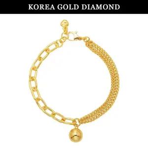 갤러리아 순금 팔찌 24K 금팔찌 볼 언발 18.75g
