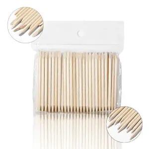 네일스틱 네일 스톤 우드 스틱 7.5cm 100개입 M11799-WD64CF1